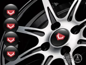 Vossen Rim Stickers for Cars High-Quality Emblems